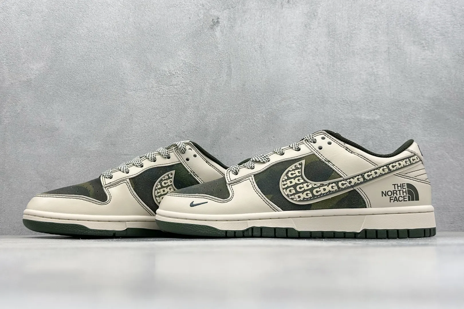 Nike SB Dunk Low The North Face CDG White Green –  Rep Shoes & Replica Nikes WellDesigned 1647