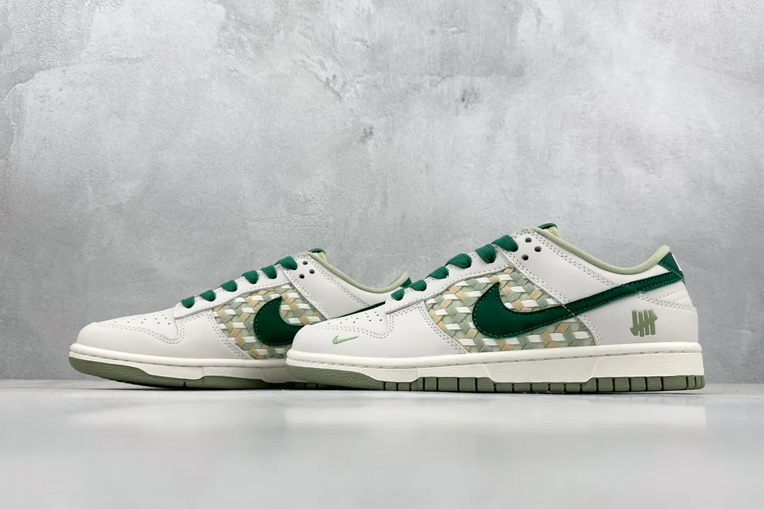 WeatherProof Nike SB Dunk Low Undefeated White Green Low –  Rep Shoes & Replica Nikes 1664