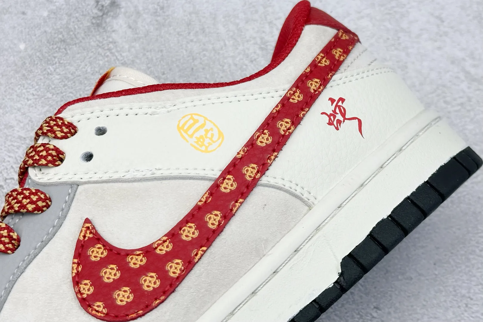 StreetReady Nike SB Dunk Low Year of the Dragon Light Grey Red – Replica Nikes & Fake Nike Shoes 1570