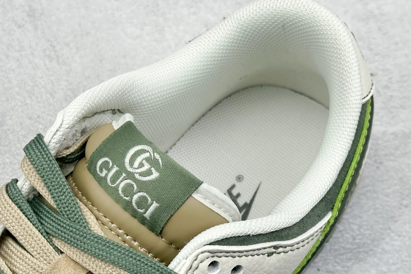 FreshLook Nike SB Dunk Low x GUCCI Gray Brown Green Replica Nikes – High-Quality Rep Shoes 1567