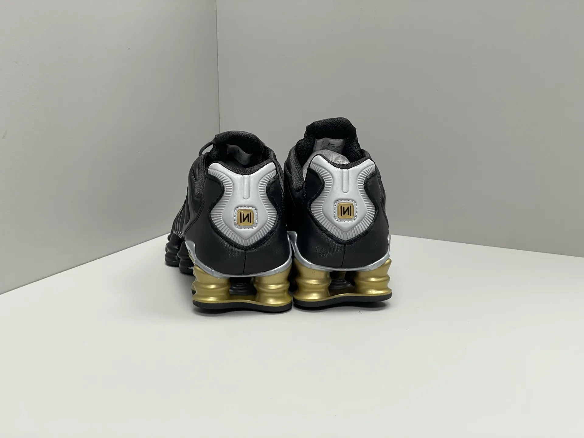 Nike Shox TL Black Gold Silver Replica Sneakers – Rep Shoes Tailored 1670