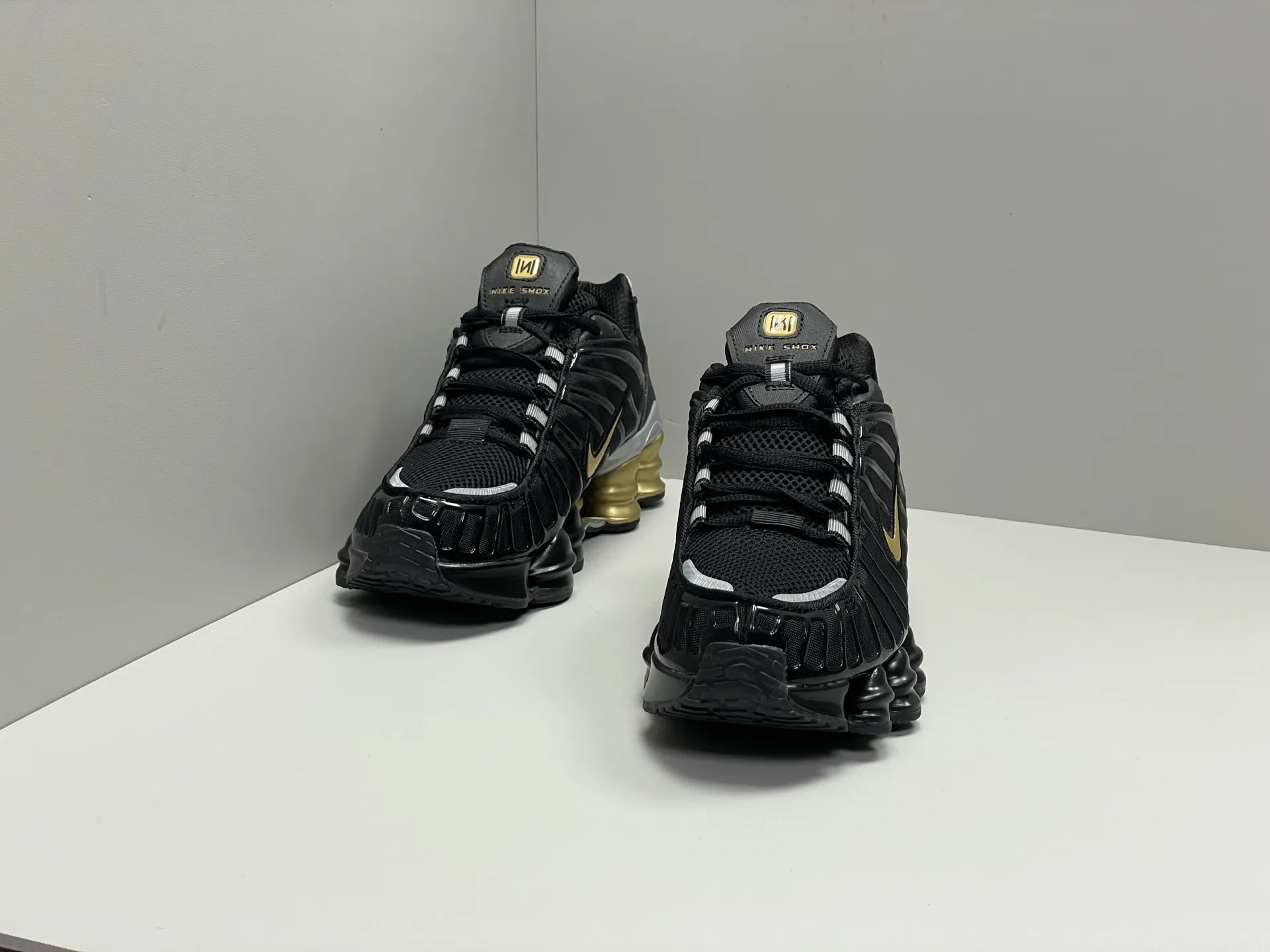 Nike Shox TL Black Gold Silver Replica Sneakers – Rep Shoes Tailored 1670