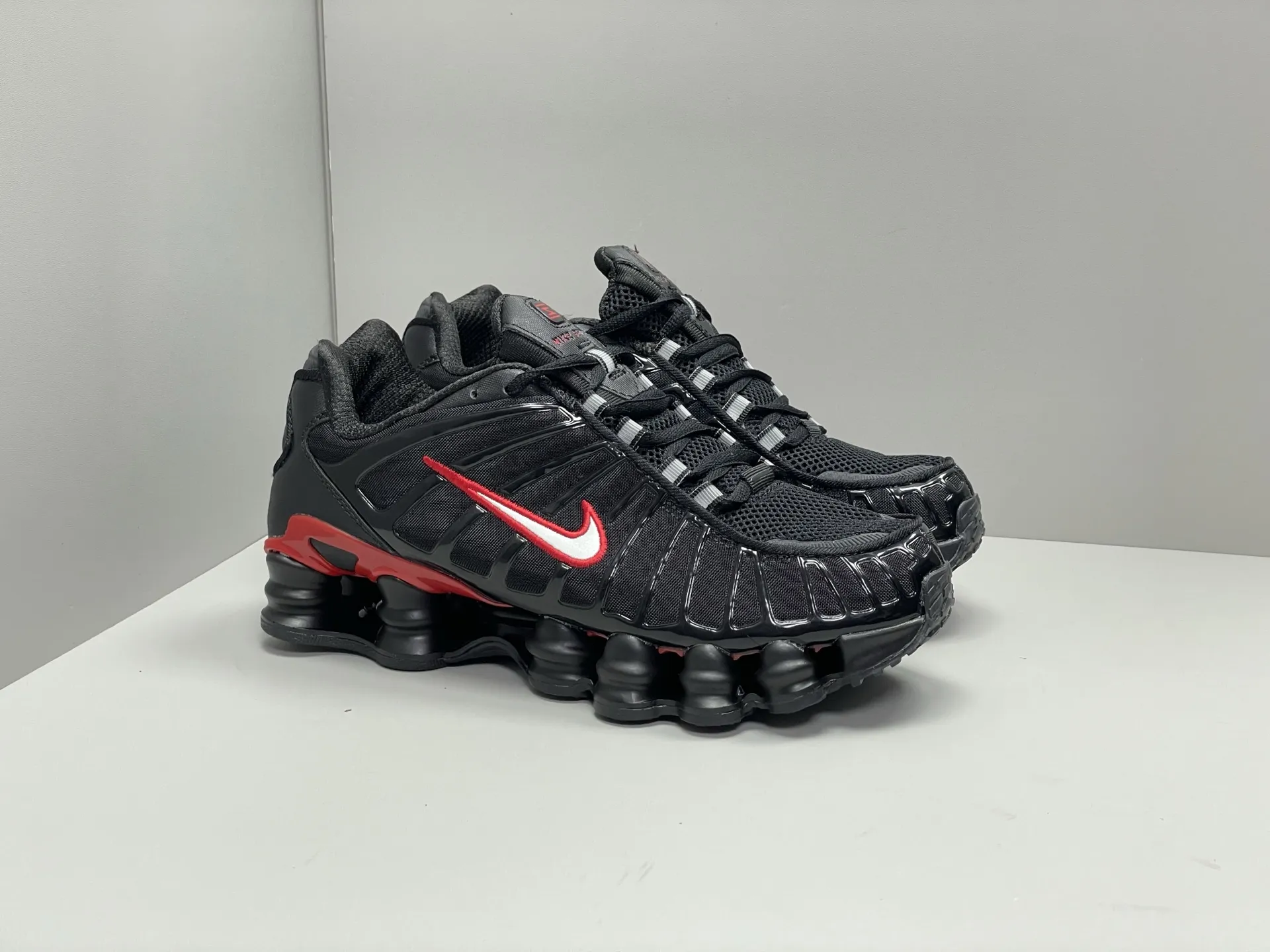 Nike Shox TL Black Red Silver Rep Shoes –  Replica Nikes ComfortFit 1671