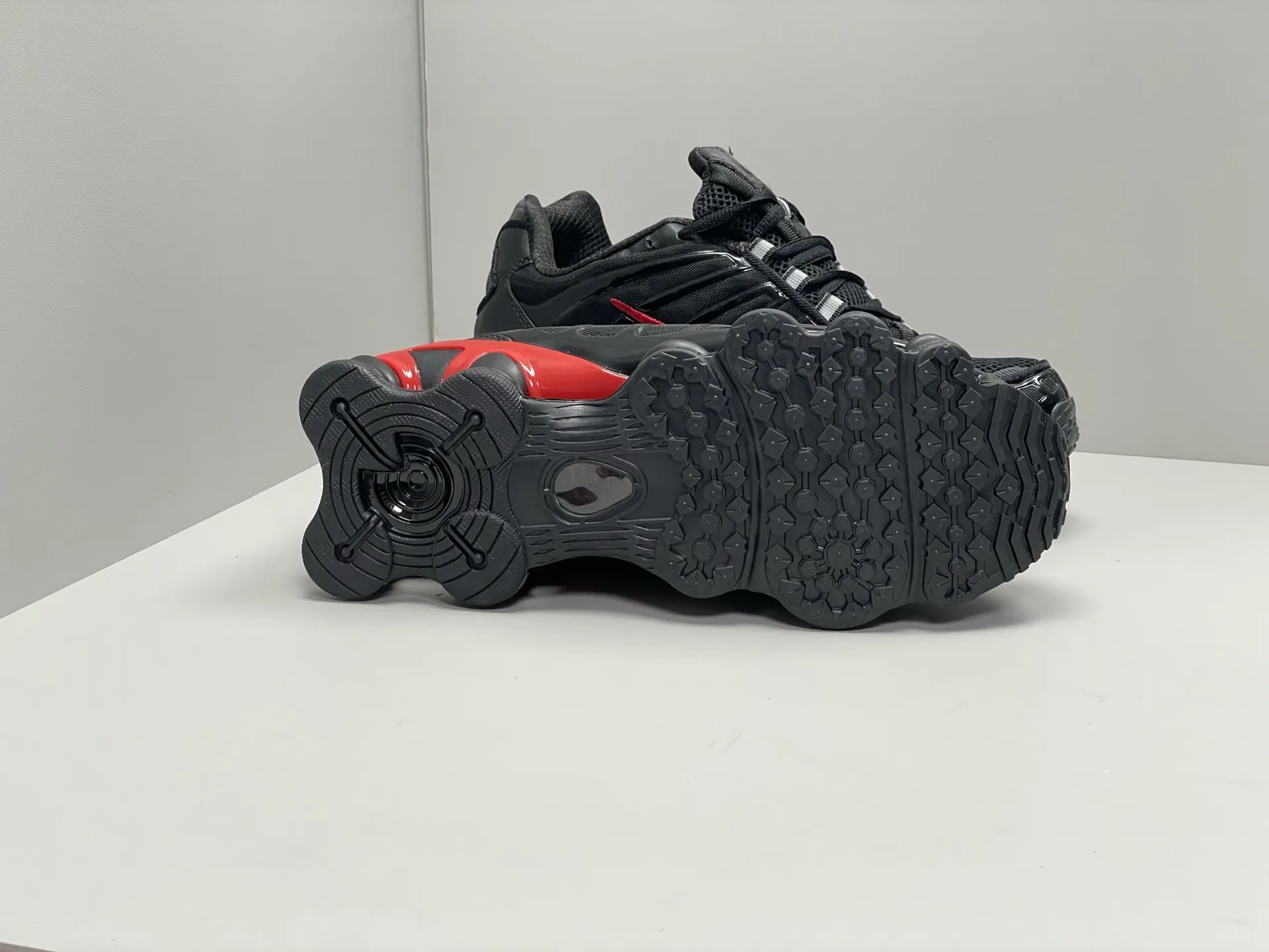 Nike Shox TL Black Red Silver Rep Shoes –  Replica Nikes ComfortFit 1671