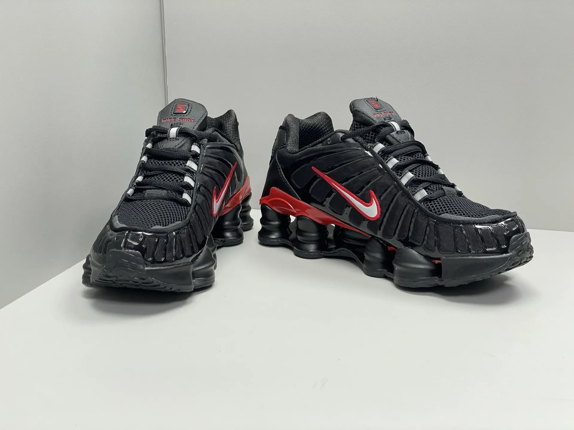 Nike Shox TL Black Red Silver Rep Shoes –  Replica Nikes ComfortFit 1671
