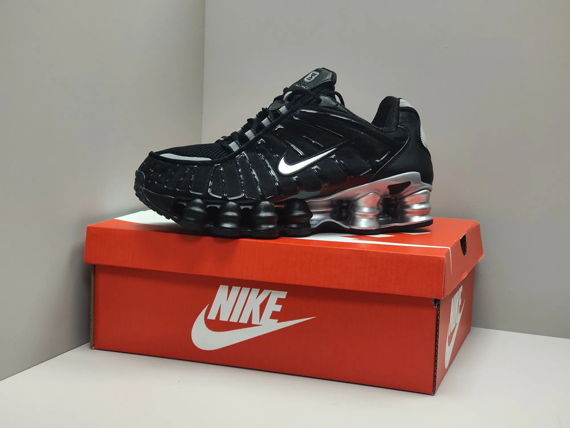 Nike Shox TL Black Silver Running Shoes –  Replica Nike Edition Classic 1666
