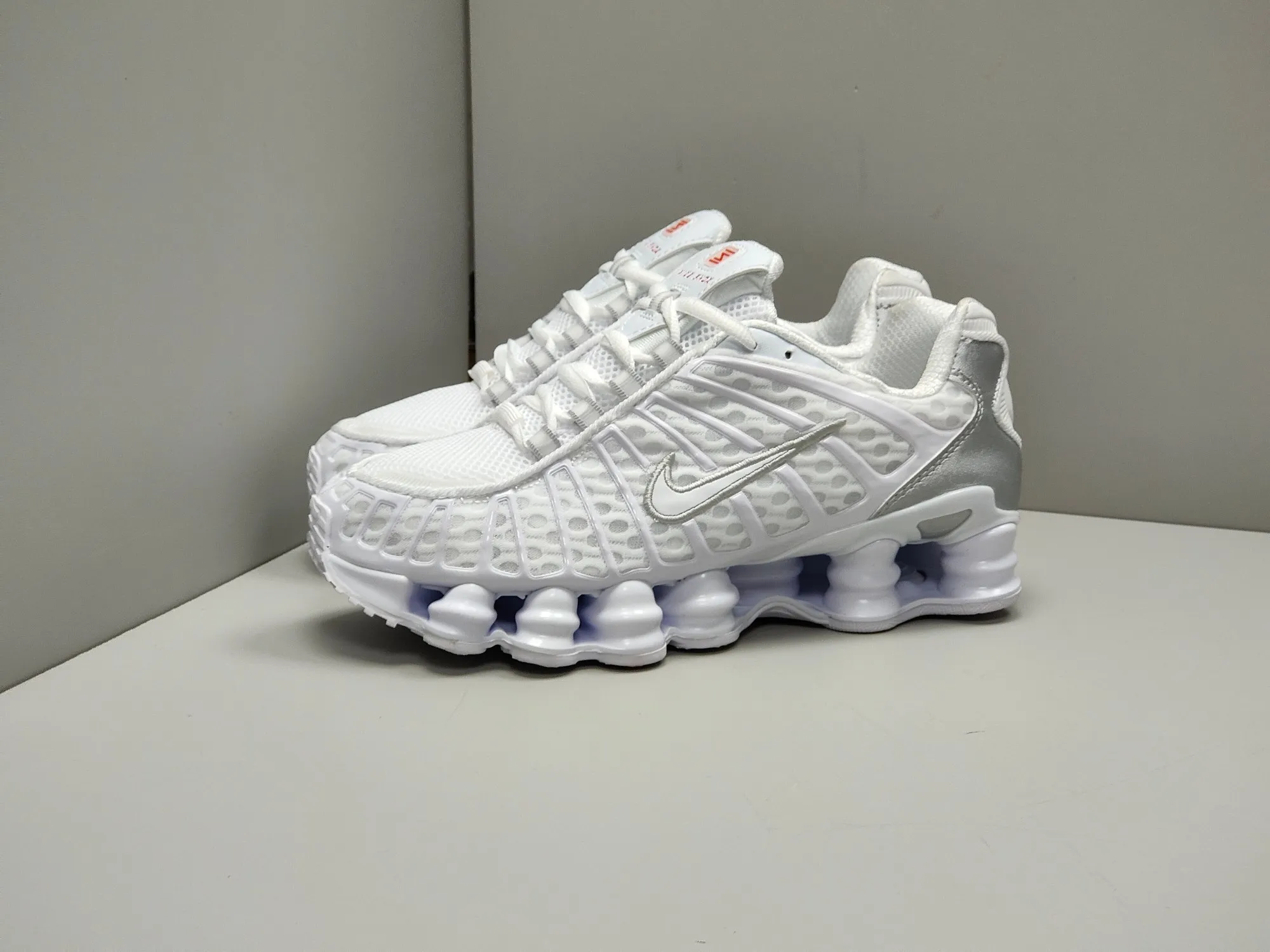 Soft Nike Shox TL Metallic Silver Low Top Rep Shoes –  Replica Nikes 1673