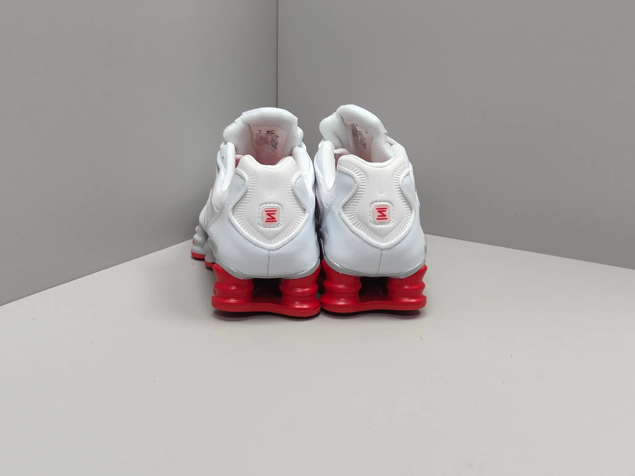 Timeless Nike Shox TL White Red Low Running Shoes – Replica Nike Edition 1669