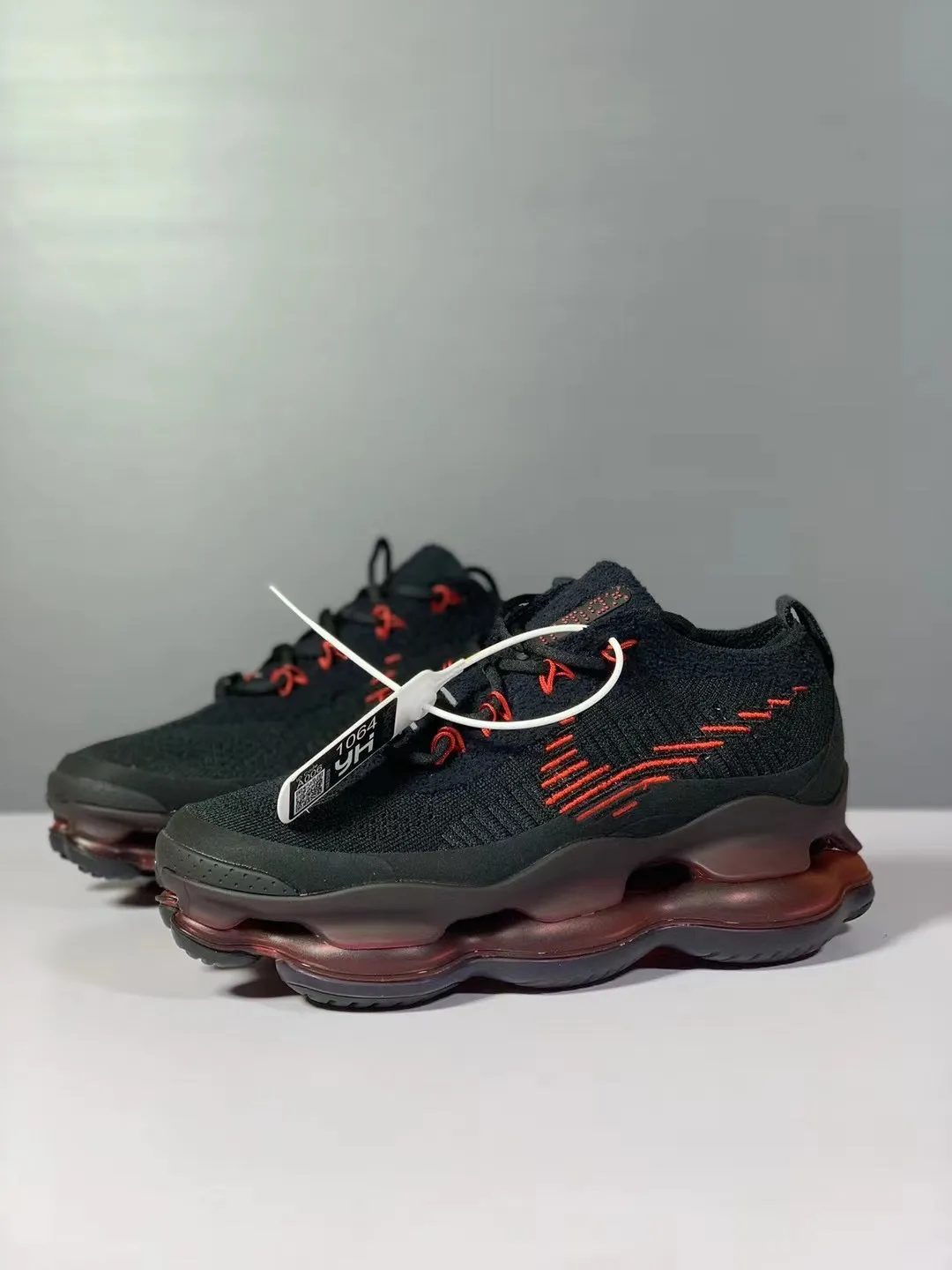 Nike Vapor Max Black Red Running Shoes –  Rep Shoes & Replica Sneakers Unique 1365