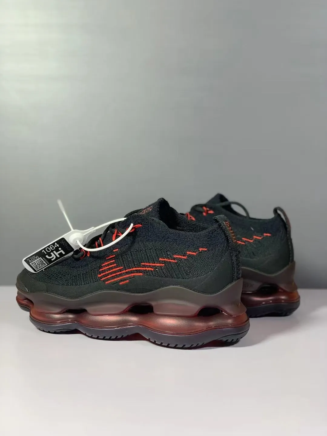 Nike Vapor Max Black Red Running Shoes –  Rep Shoes & Replica Sneakers Unique 1365
