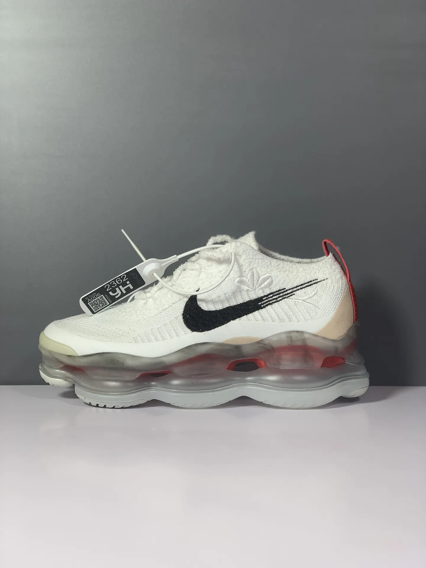 Nike VaporMax White Black Red Running Shoes – Rep Shoes & Replica Nikes Lightweight 1367