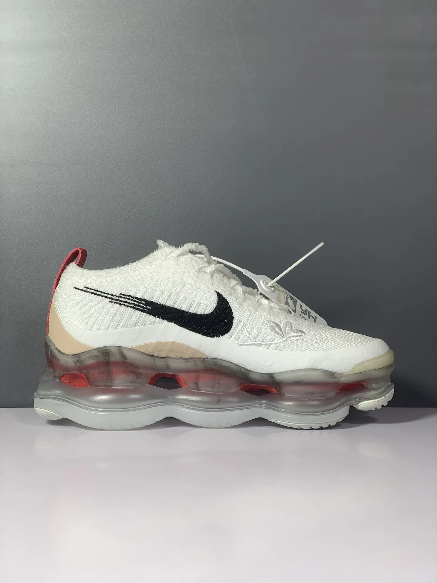 Nike VaporMax White Black Red Running Shoes – Rep Shoes & Replica Nikes Lightweight 1367