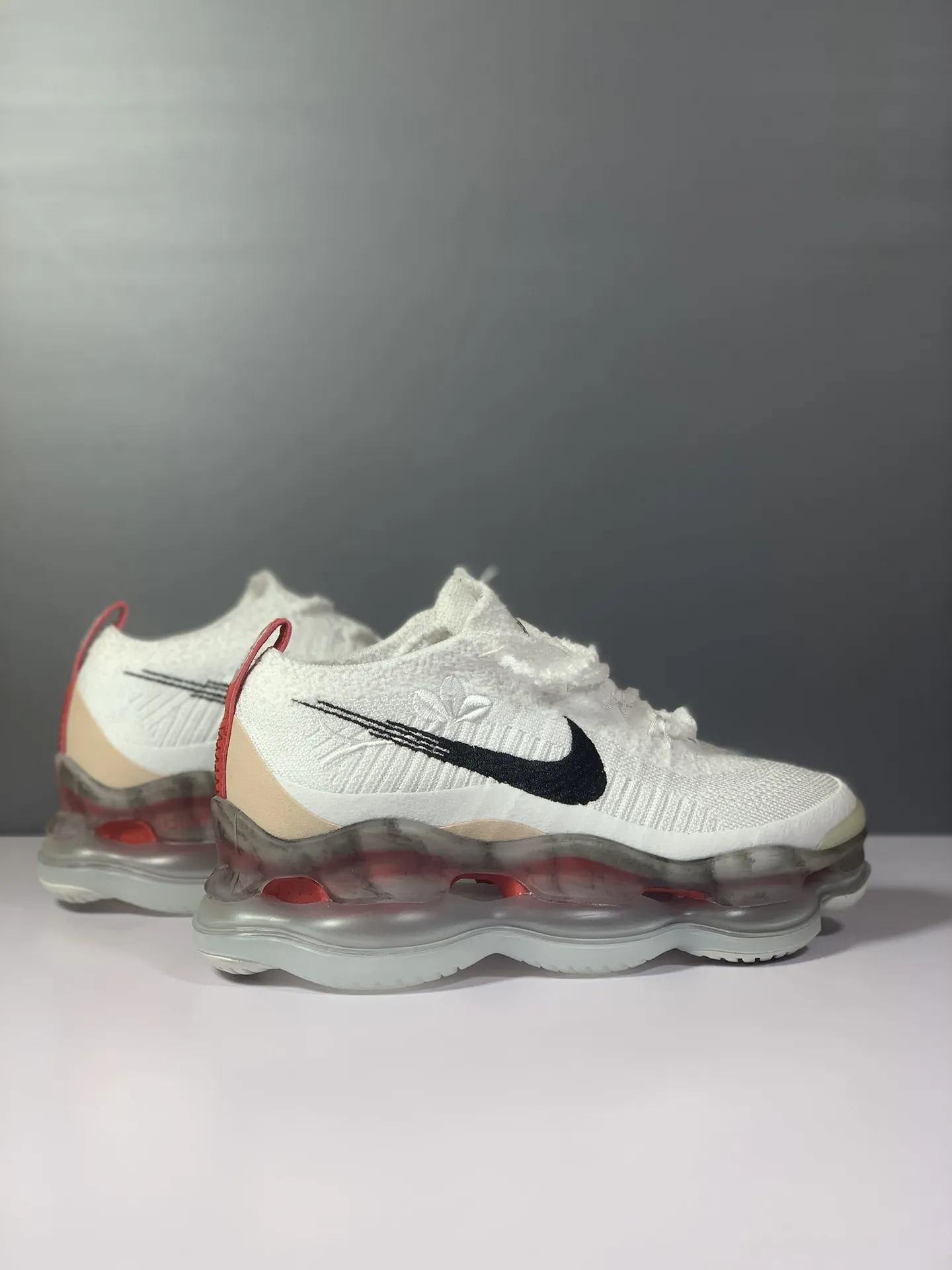 Nike VaporMax White Black Red Running Shoes – Rep Shoes & Replica Nikes Lightweight 1367