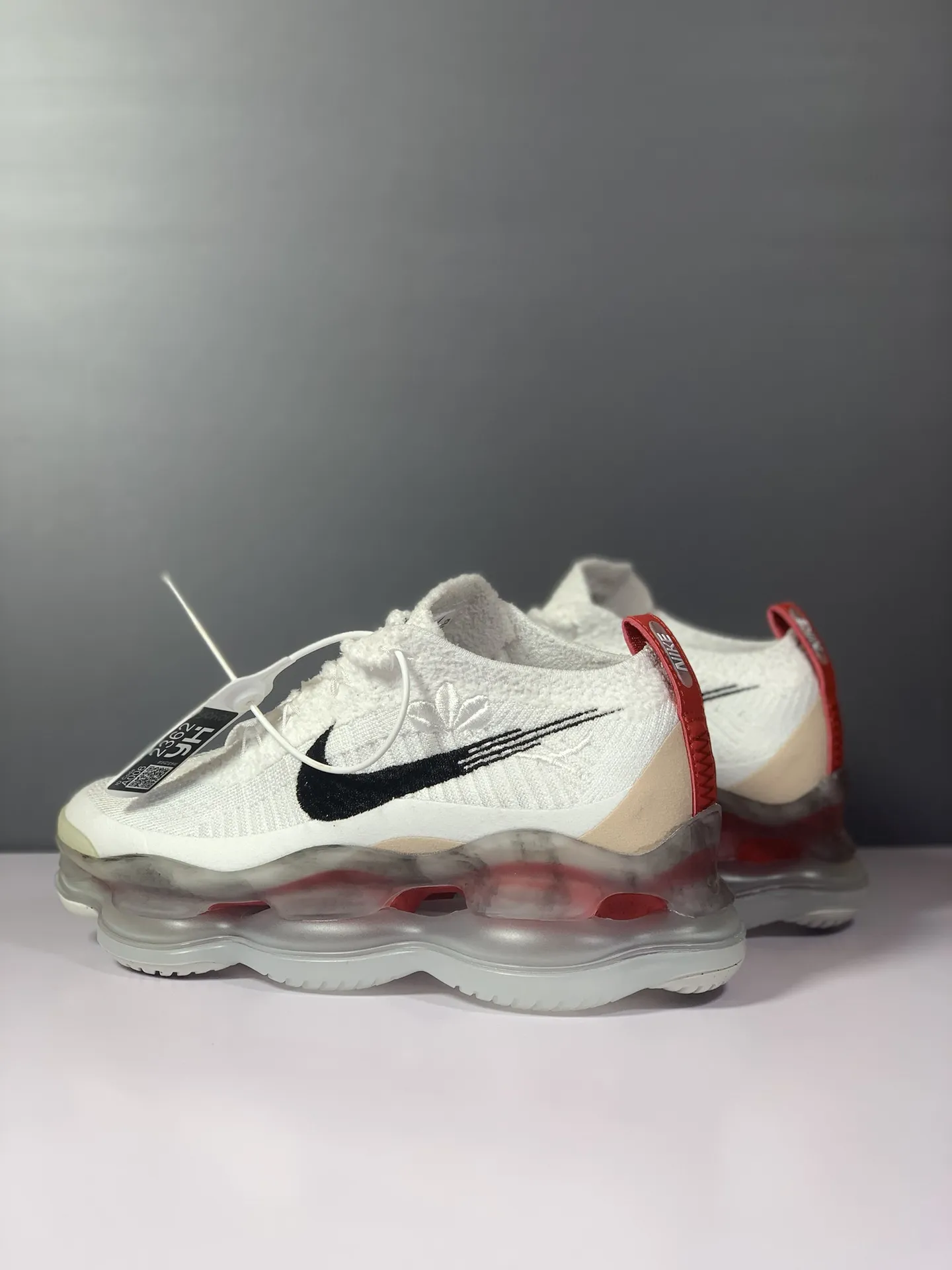 Nike VaporMax White Black Red Running Shoes – Rep Shoes & Replica Nikes Lightweight 1367