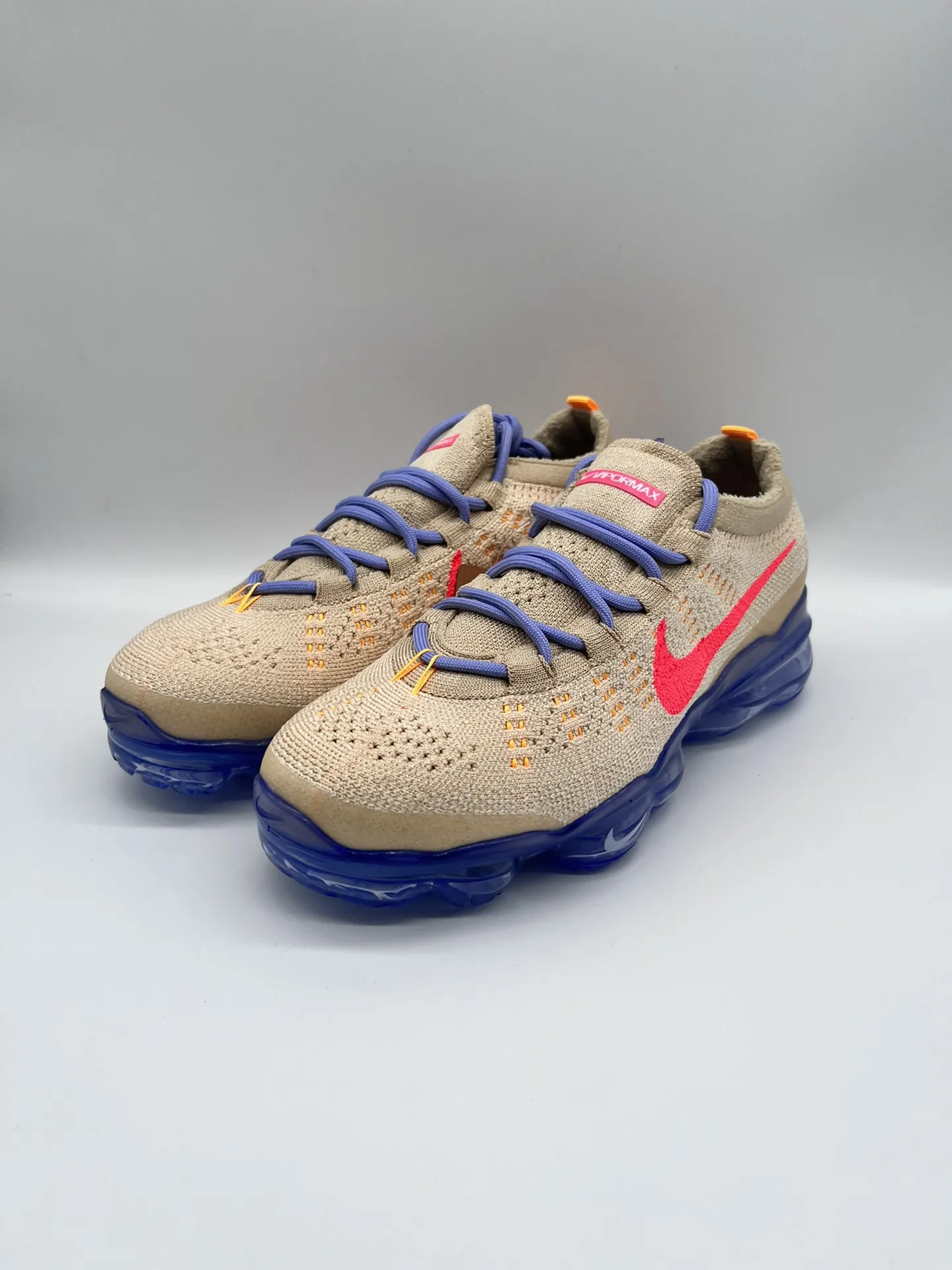 ZipUp Nike Vapormax 2023 Flyknit Beige Blue –  Rep Shoes & Replica Sneakers 1360
