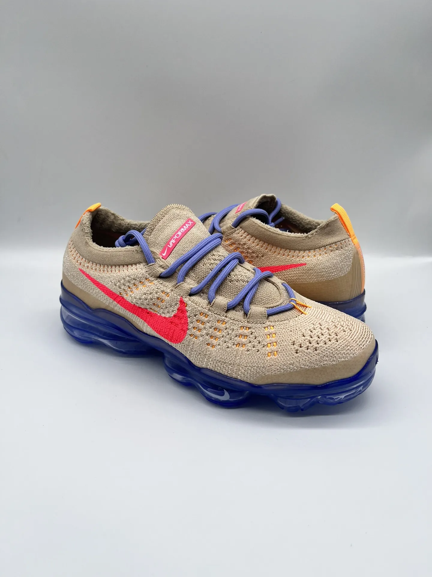 ZipUp Nike Vapormax 2023 Flyknit Beige Blue –  Rep Shoes & Replica Sneakers 1360