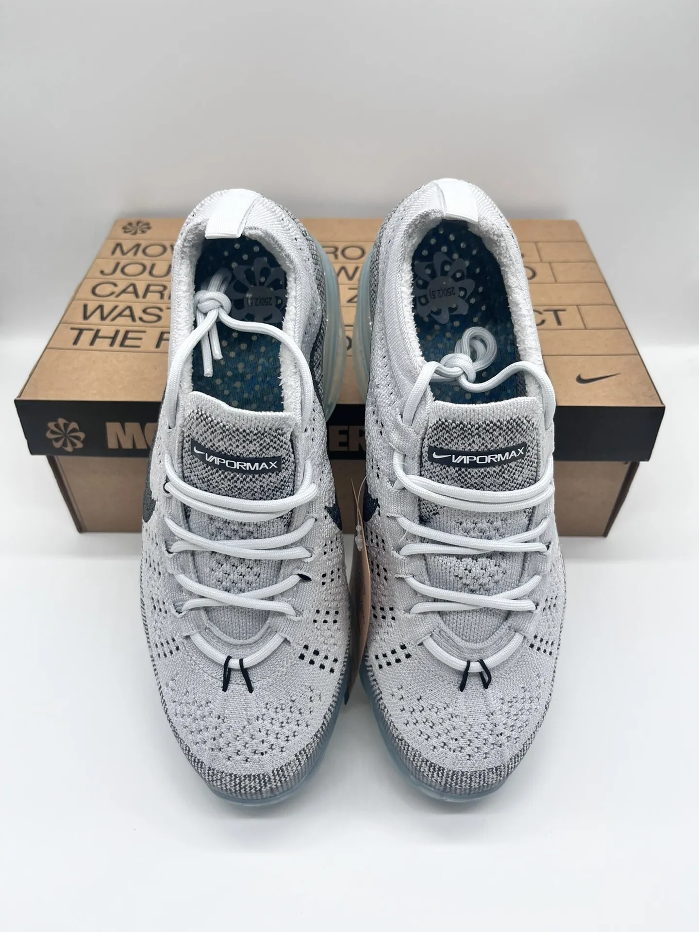 SoftTouch Nike Vapormax 2023 Flyknit Grey Running Shoes – High-Quality Rep Shoes & Replica Sneakers 1362