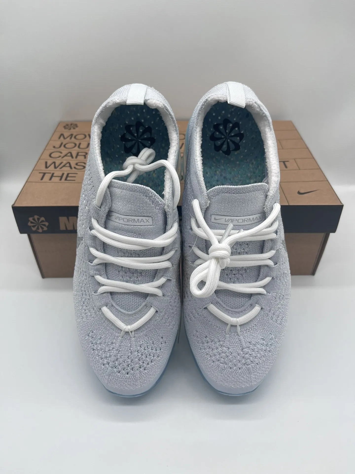 Bright Nike Vapormax 2023 Flyknit Light Blue Running Shoes – Rep Shoes & Replica Nikes 1359