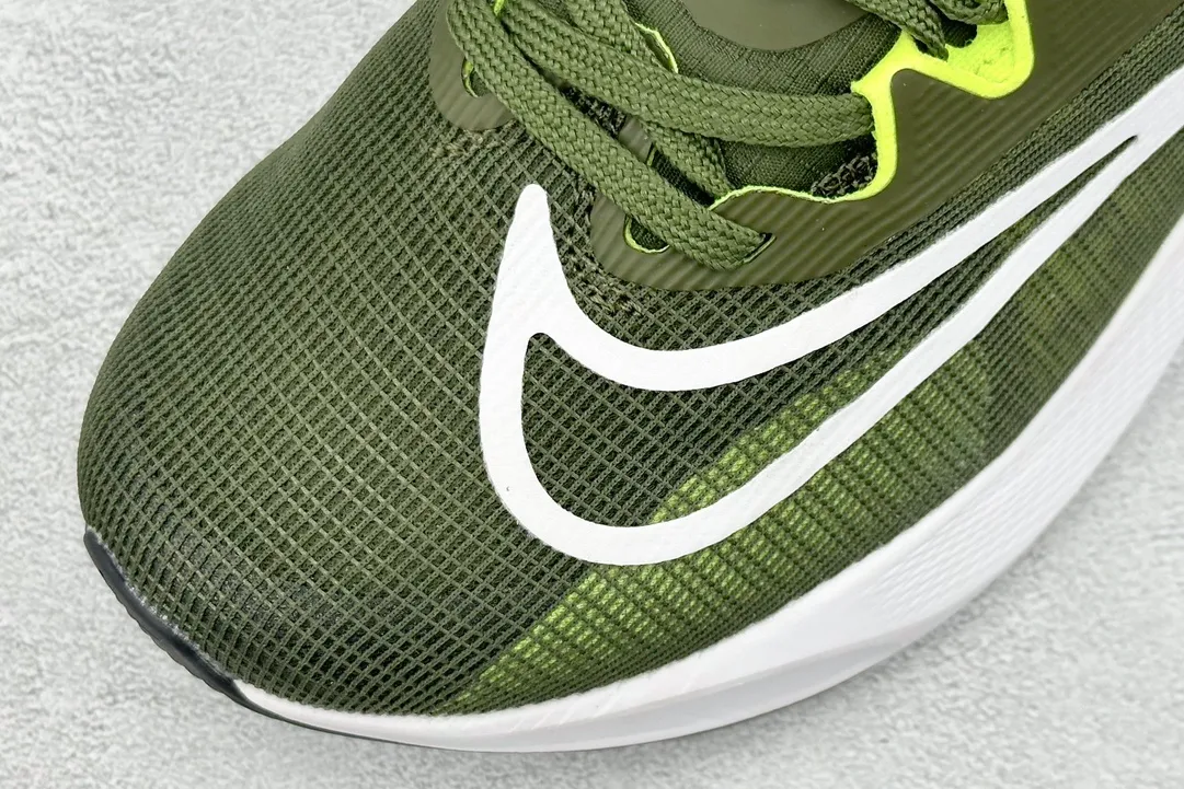 Nike Zoom FLY 5 PRM Olive Green  Flyknit Low-Top Running Shoes for Men, Size 36-45, Style Code: DM8968-301, Premium Rep Shoes & Nike Replica Breathable 1489