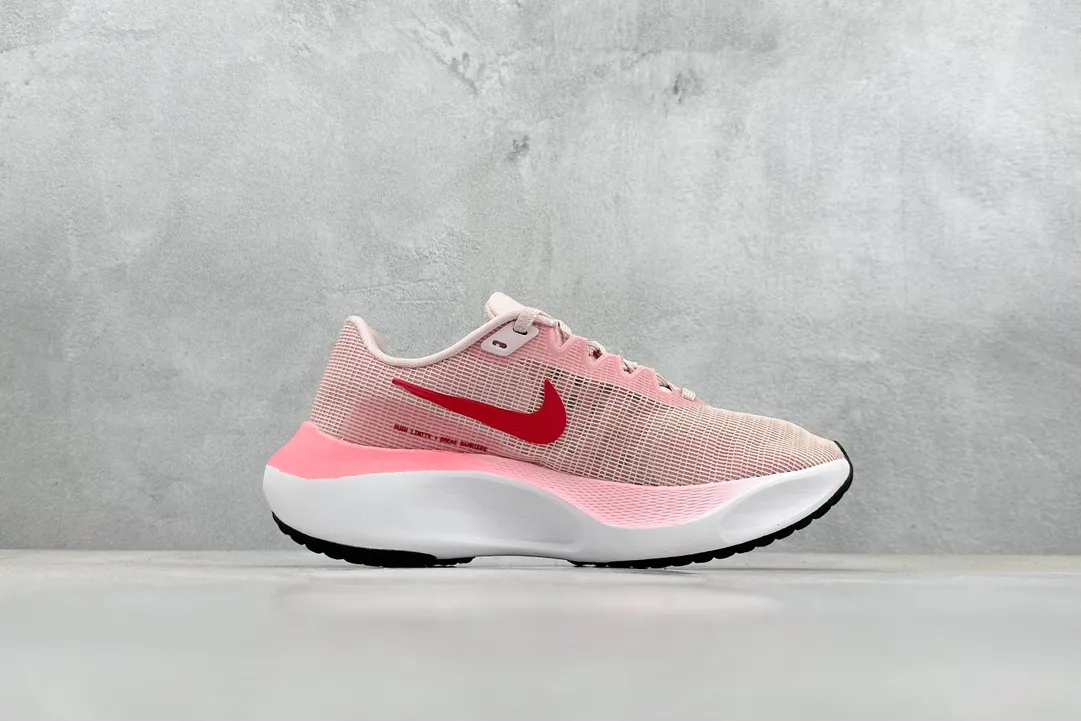 TravelReady Nike Zoom FLY 5 PRM Unisex Running Shoes – Pink Red, Low-Top  Flyknit Design, Size 36-40, Premium Replica Nike (DM8974- 1488