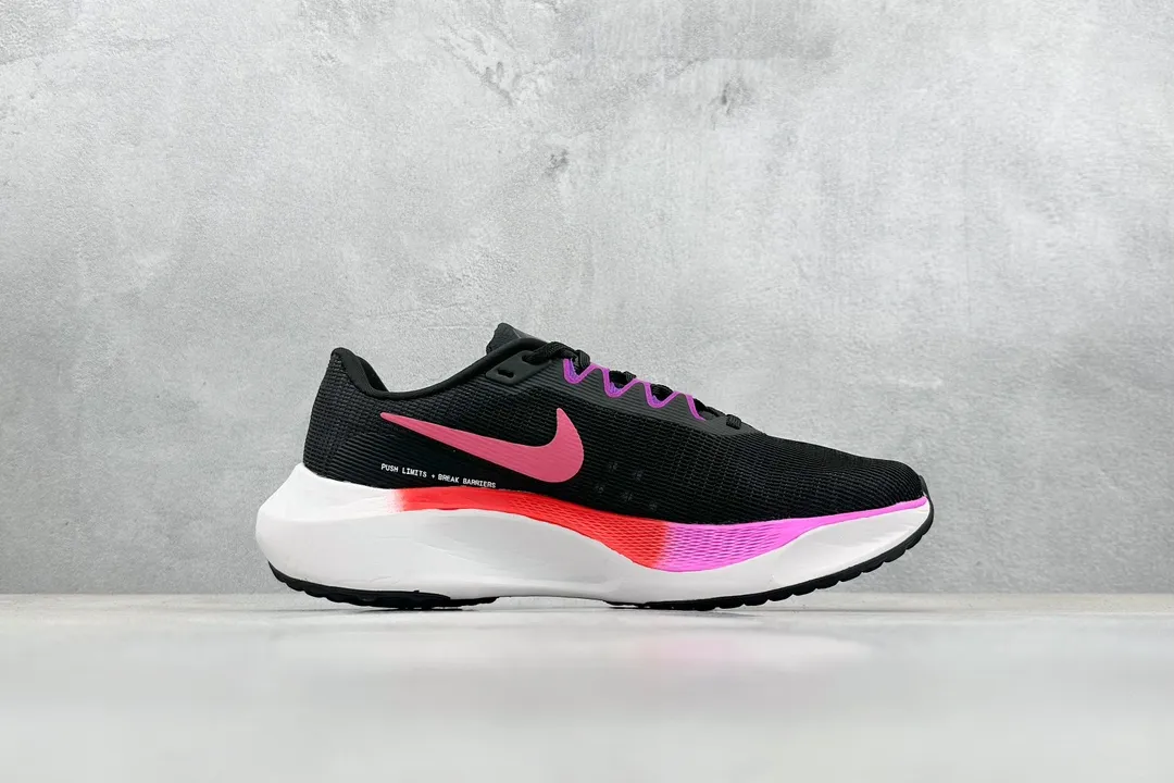 BestValue Nike Zoom Fly 5 PRM Unbeatable Series  Flyknit Low-Top Casual Running Shoes – Black Pink – DM8968-700 – Premium Replica Shoes 1482