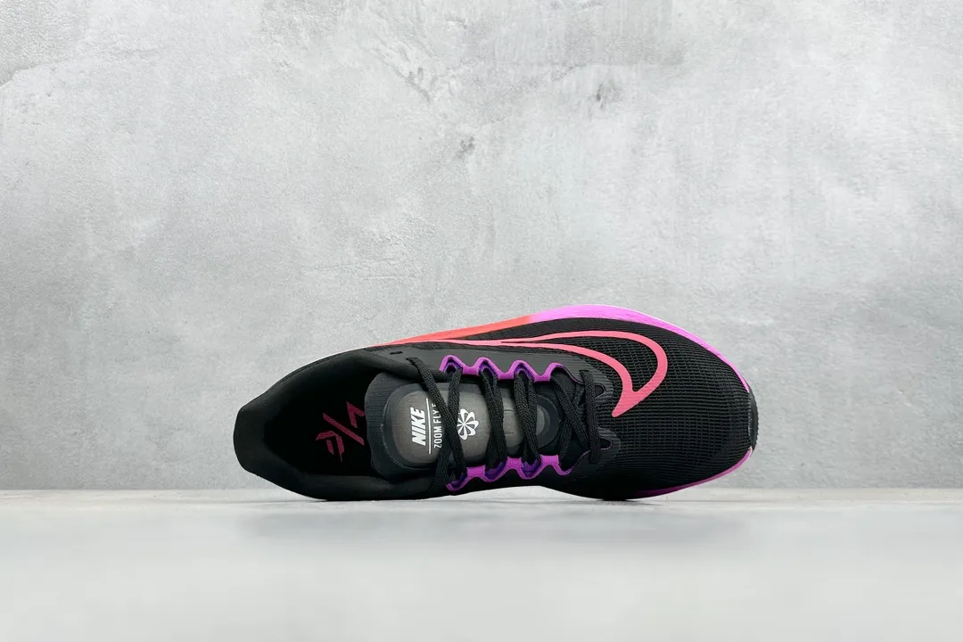 BestValue Nike Zoom Fly 5 PRM Unbeatable Series  Flyknit Low-Top Casual Running Shoes – Black Pink – DM8968-700 – Premium Replica Shoes 1482