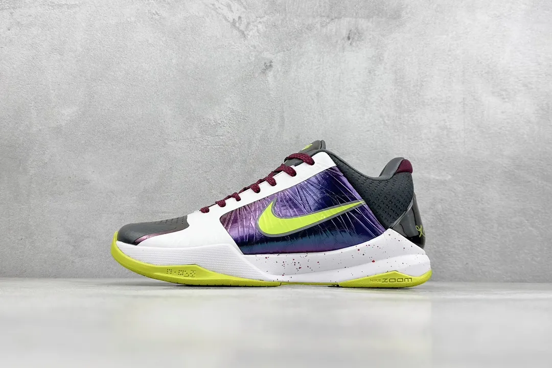 Nike Zoom Kobe 5 Protro – White Volt Purple – CD4991-100 – Rep Shoes with Replica Nike Style Tailored 1433