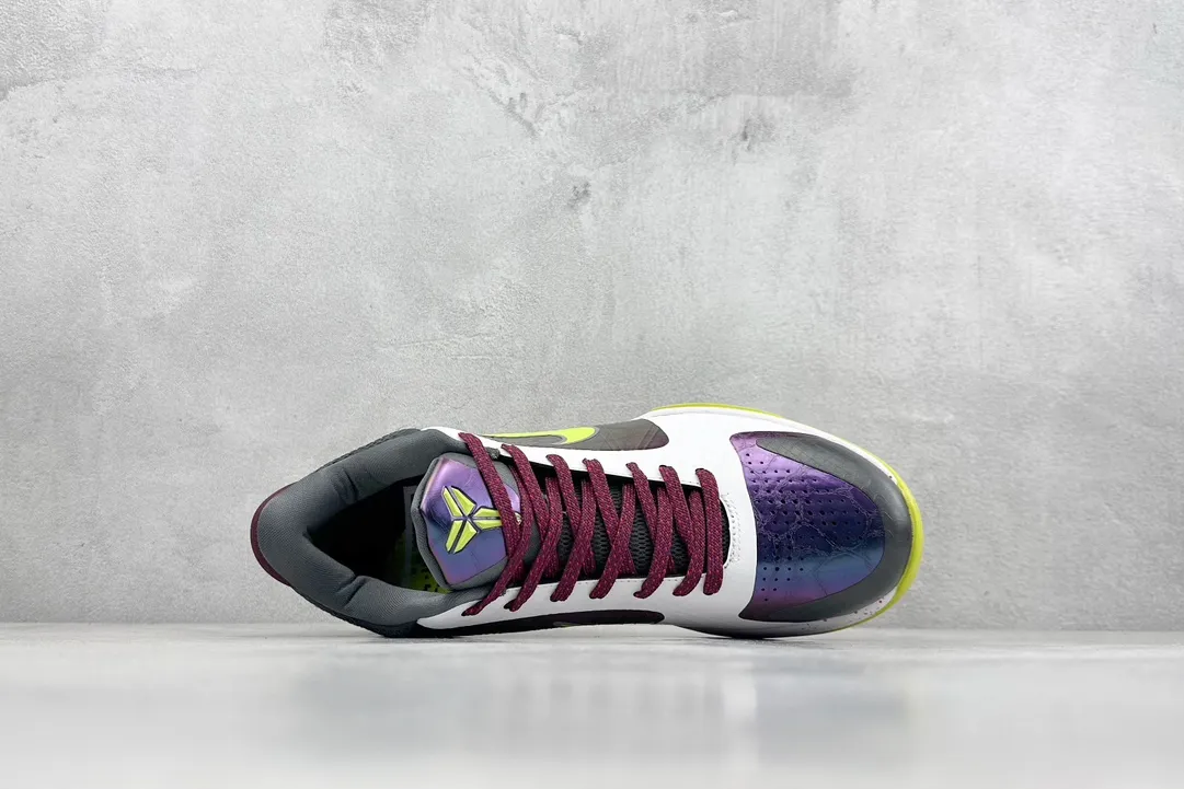 Nike Zoom Kobe 5 Protro – White Volt Purple – CD4991-100 – Rep Shoes with Replica Nike Style Tailored 1433