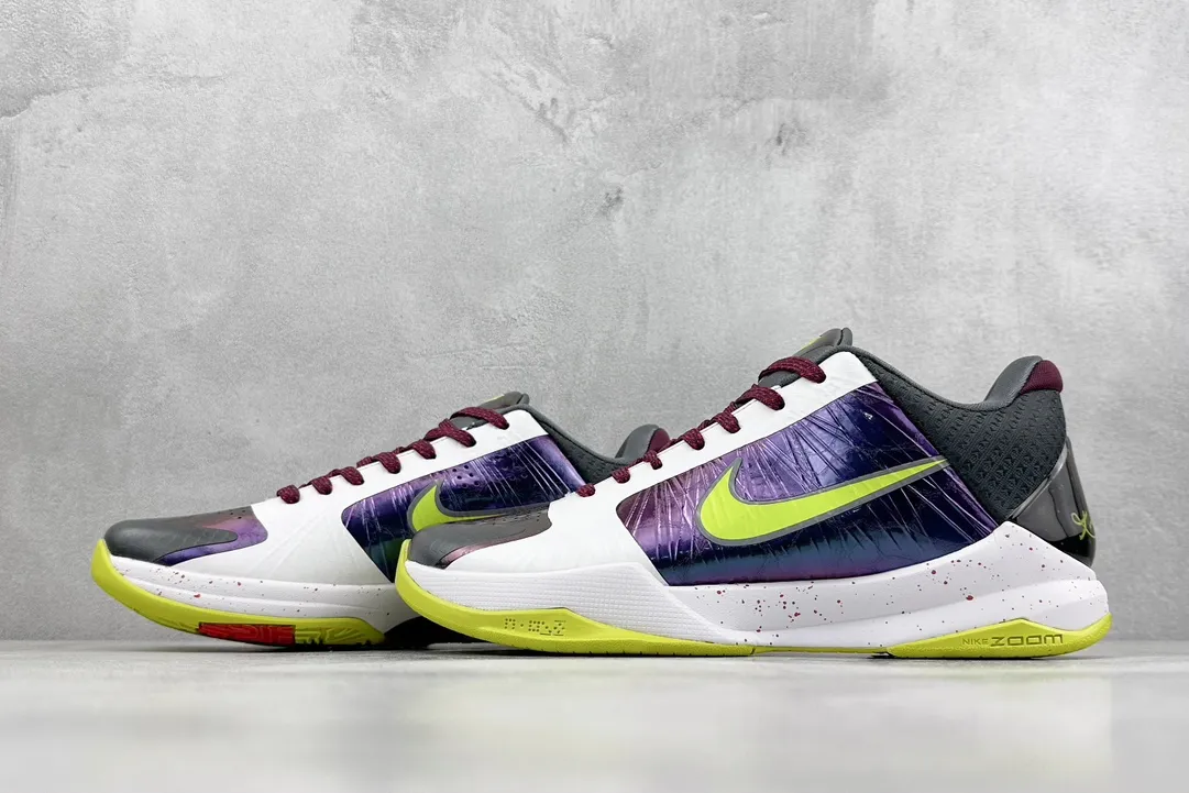 Nike Zoom Kobe 5 Protro – White Volt Purple – CD4991-100 – Rep Shoes with Replica Nike Style Tailored 1433