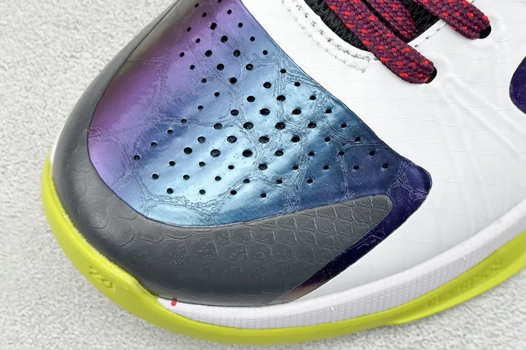 Nike Zoom Kobe 5 Protro – White Volt Purple – CD4991-100 – Rep Shoes with Replica Nike Style Tailored 1433
