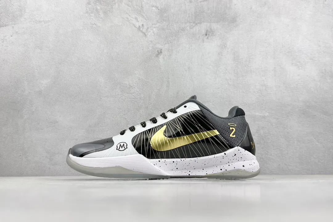 Unique Nike Zoom Kobe 5 Protro ‘Black Gold’ – Pure  Version 310 NK Collaboration with Replica Nike Shoes Design 1462