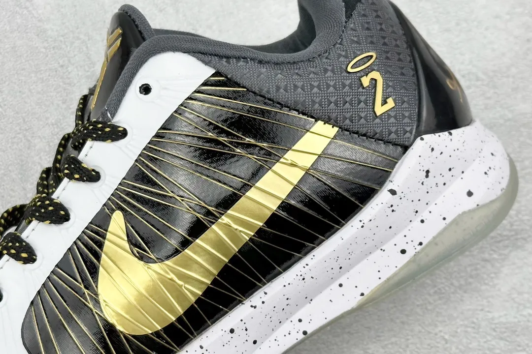 Unique Nike Zoom Kobe 5 Protro ‘Black Gold’ – Pure  Version 310 NK Collaboration with Replica Nike Shoes Design 1462
