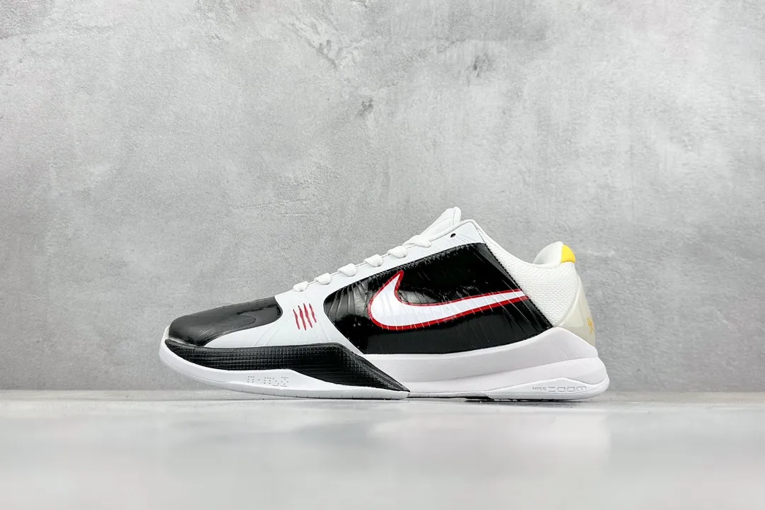 Tailored Nike Zoom Kobe 5 Protro ‘Black White’ – Authentic 310 NK Collaboration Basketball Shoes with  Replica Nike Design and Rep Shoes Style 1465