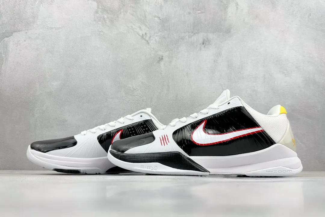 Tailored Nike Zoom Kobe 5 Protro ‘Black White’ – Authentic 310 NK Collaboration Basketball Shoes with  Replica Nike Design and Rep Shoes Style 1465