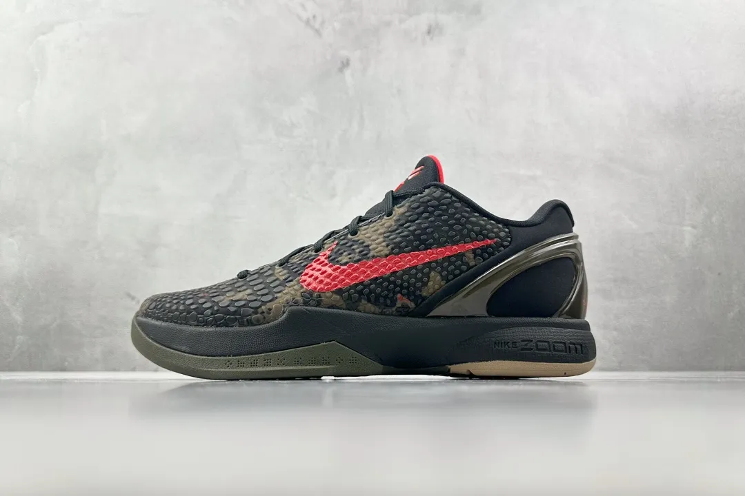 Youthful Nike Zoom Kobe 6 Protro “Italian Camo” Black Red Basketball Shoes –  Rep Shoes Nike Replica Edition 1470