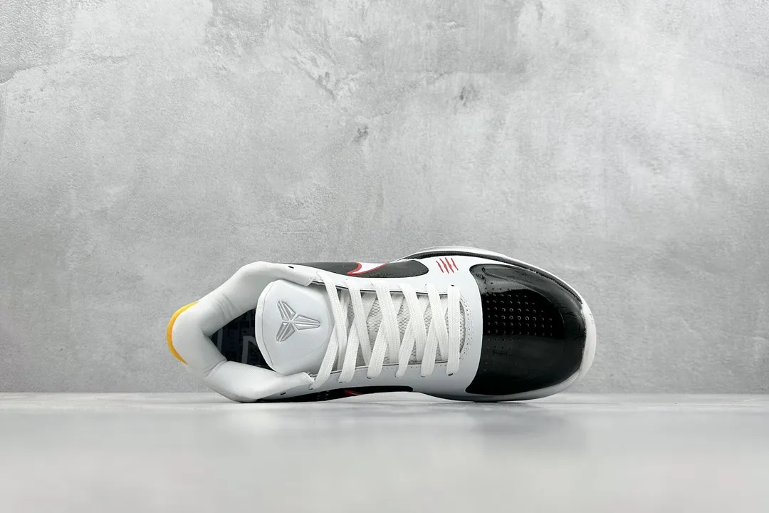Nike Zoom Kobe ZK5 Retro Basketball Shoes – White Black Red Low-Top Rep Shoes & Nike Replica Sneakers Refined 1495