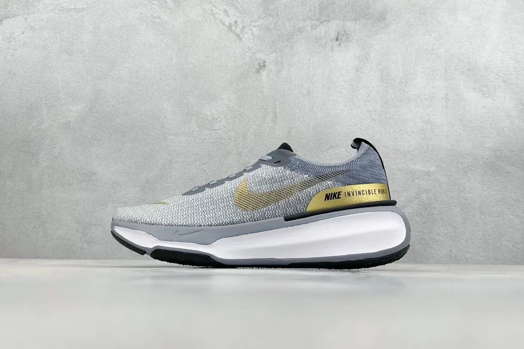 Nike Zoom React Infinity Run FK 3 – Grey Black Yellow Marathon Running Shoes –  Nike Replica Edition with Rep Shoes NewStyle 1490