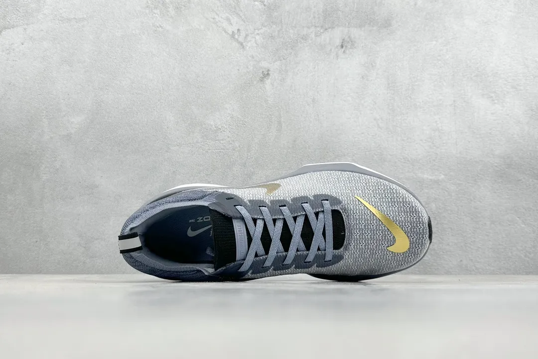 Nike Zoom React Infinity Run FK 3 – Grey Black Yellow Marathon Running Shoes –  Nike Replica Edition with Rep Shoes NewStyle 1490