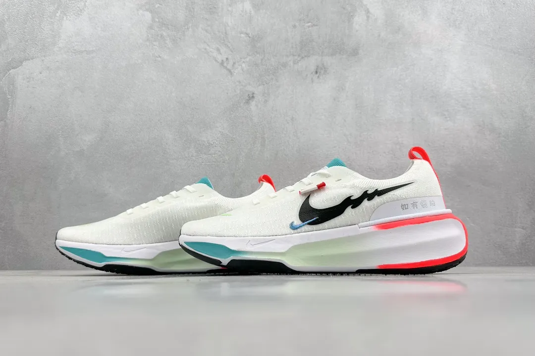 Nike ZoomX Invincible Run FK 3 White Black Blue Marathon Running Shoes – Pure  Version 230 with Premium Replica Nike Design Neat 1502