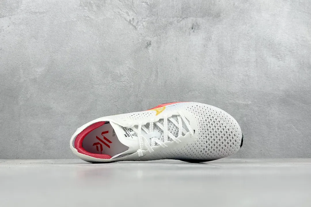 WaterResistant Nike ZoomX Vaporfly NEXT% 3 Marathon Running Shoes – White Red,  Cushioning, Multiple Sizes, Inspired by Replica Nike Designs 1483