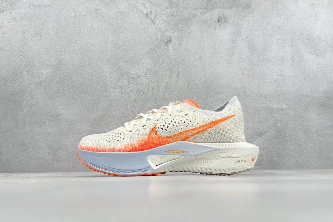 Nike ZoomX Vaporfly NEXT% 3 Men’s Running Shoes – White Orange, Marathon Style with Replica Nike Design Premium 1479
