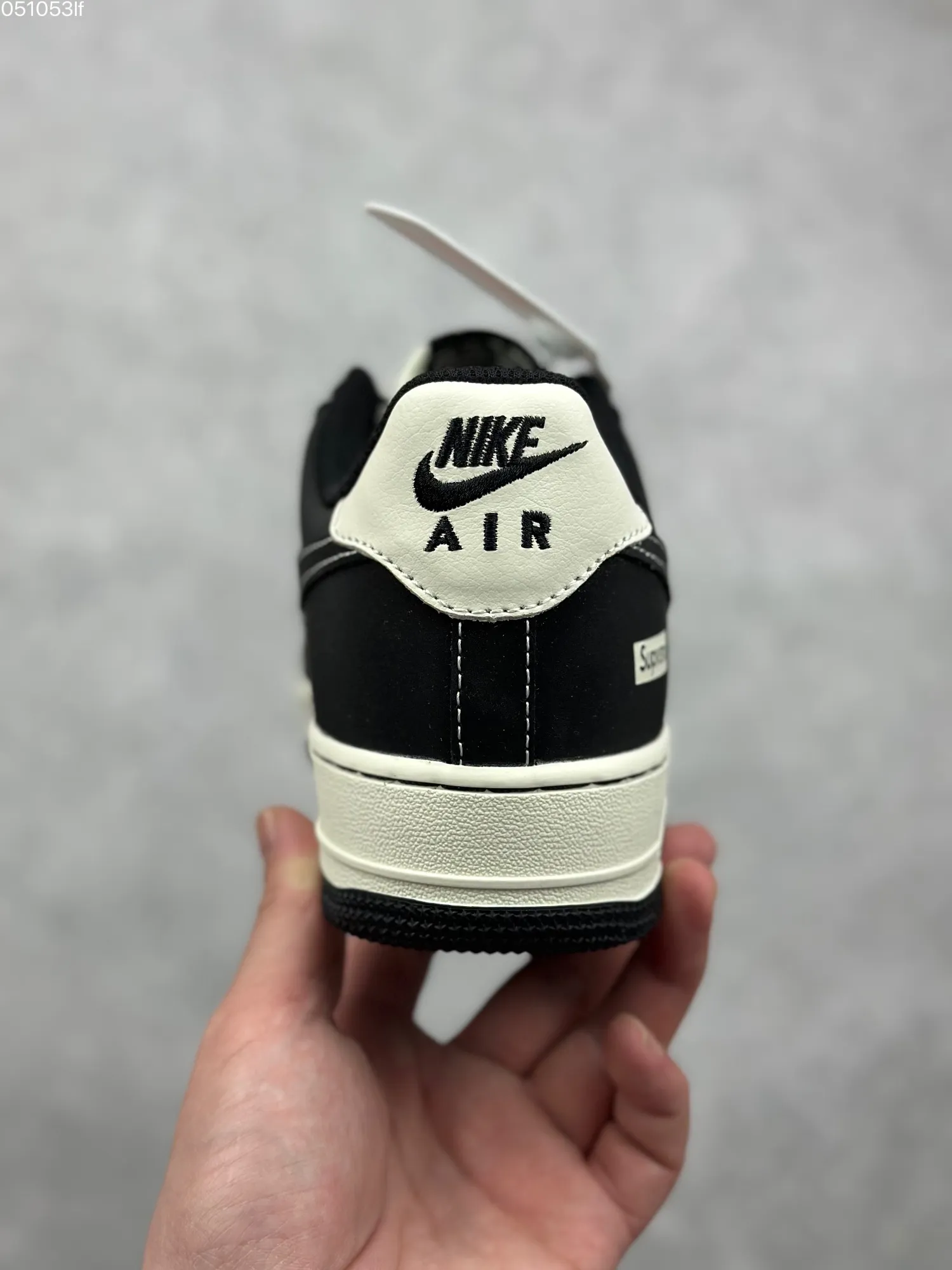 QuickDry Nike x Supreme Air Force 1 ’07 Low Cream Black – Limited Edition Rep Shoes & Best Replica Sneakers 994