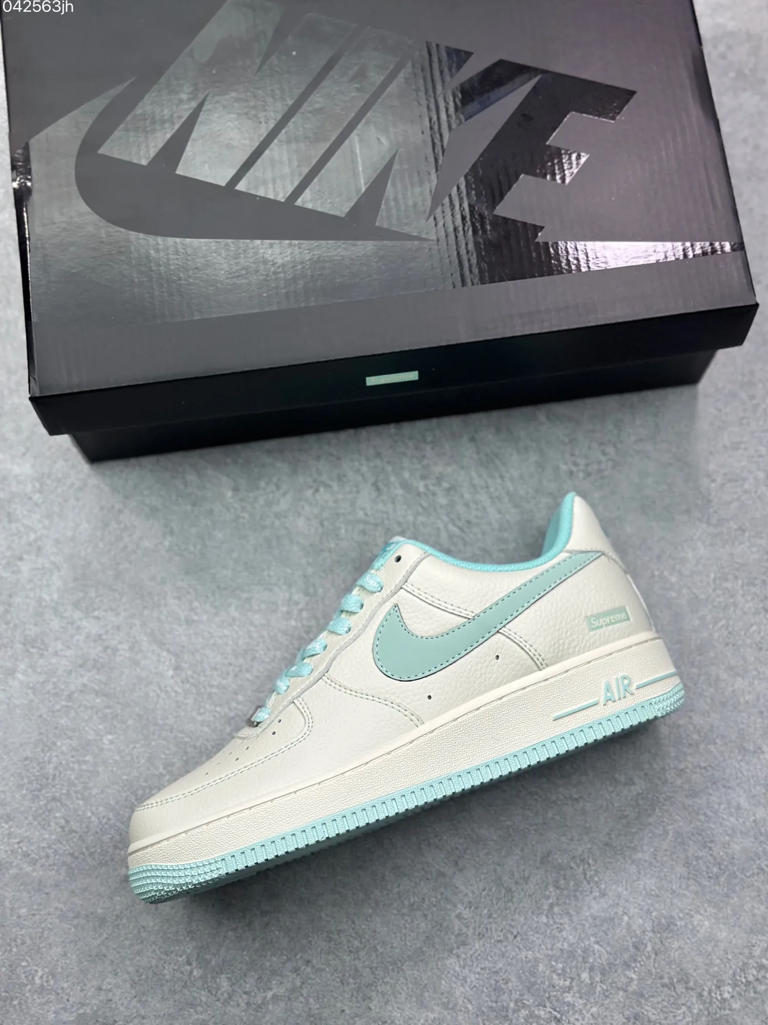 Nike x Supreme Air Force 1 07 Low ‘Ice Blue’ – Limited Edition Rep Shoes & Best Replica Sneakers OnTrend 998