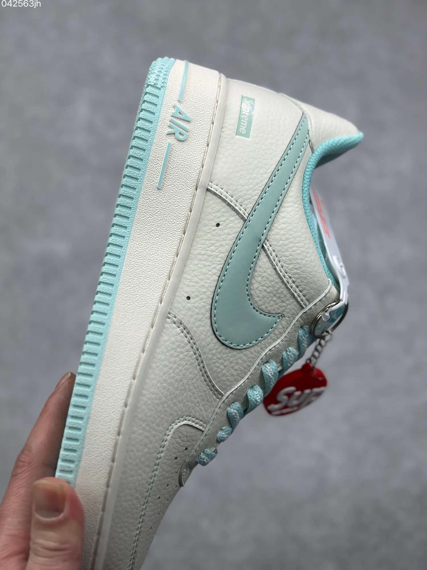 Nike x Supreme Air Force 1 07 Low ‘Ice Blue’ – Limited Edition Rep Shoes & Best Replica Sneakers OnTrend 998