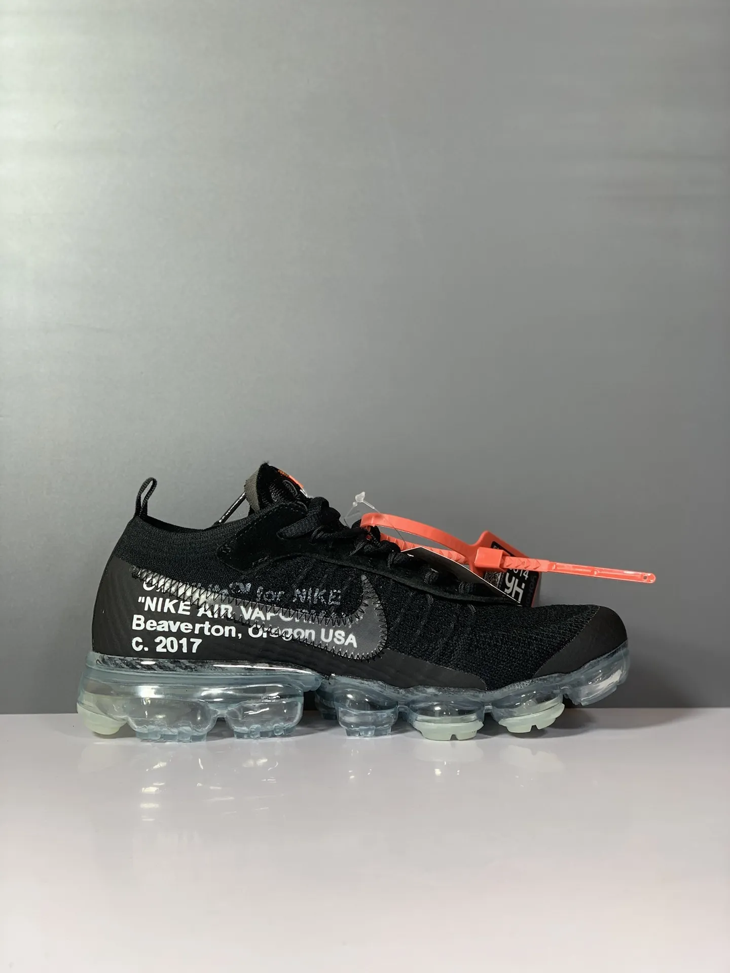 ComfortFit Off-White Nike VaporMax Black Blue Rep Shoes –  Replica Nikes 1372