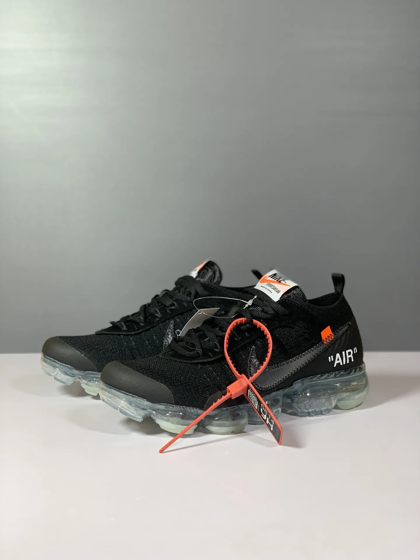 ComfortFit Off-White Nike VaporMax Black Blue Rep Shoes –  Replica Nikes 1372