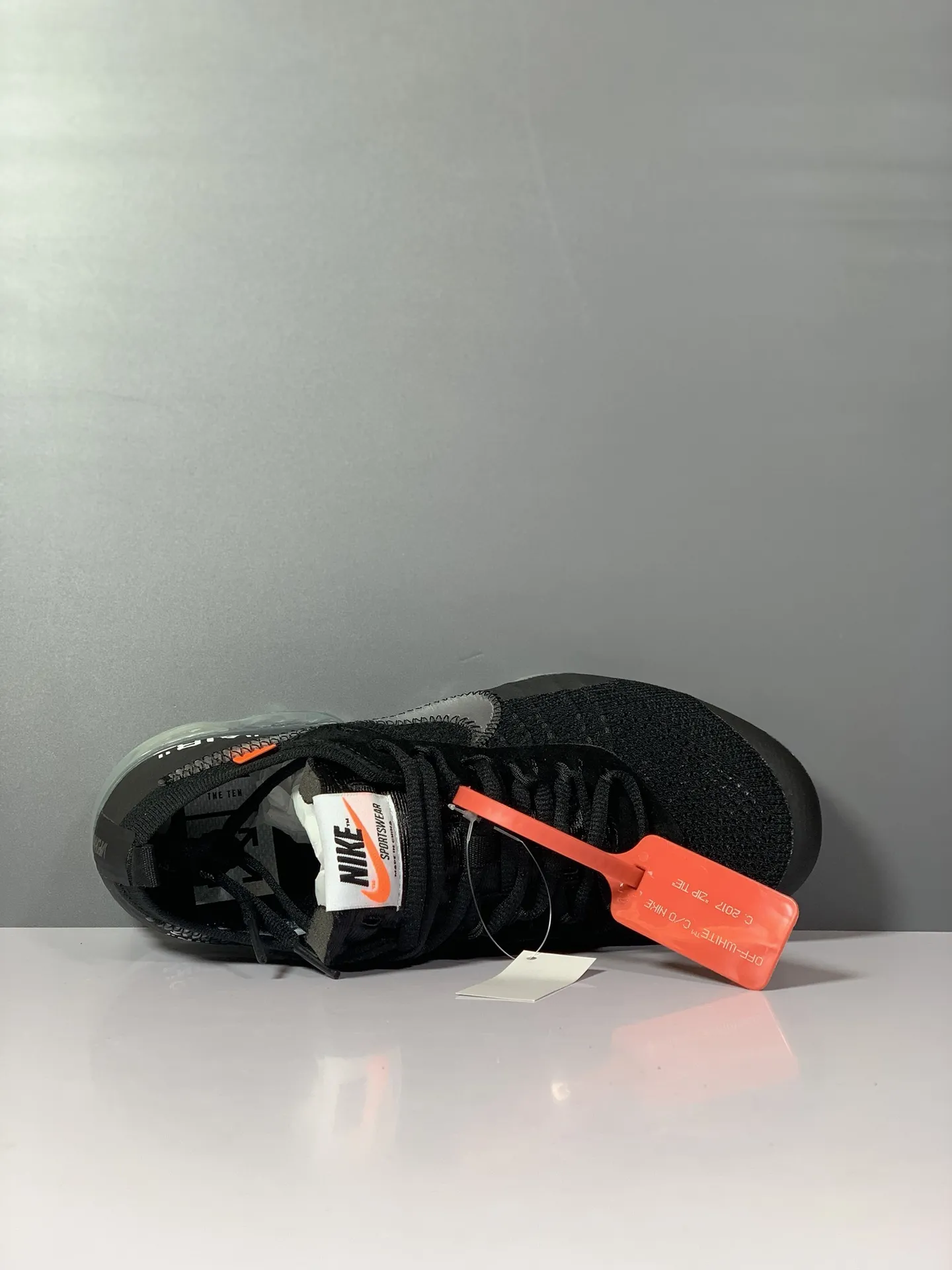 ComfortFit Off-White Nike VaporMax Black Blue Rep Shoes –  Replica Nikes 1372