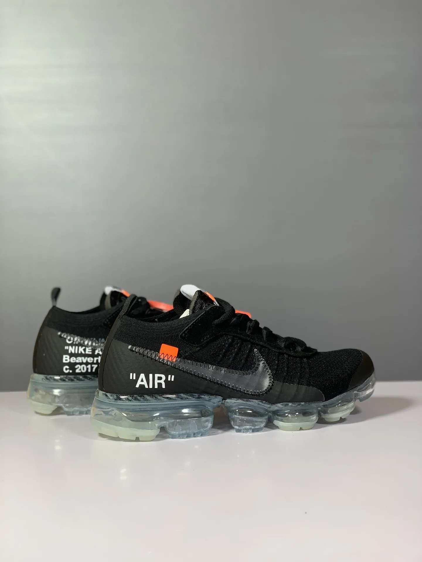 ComfortFit Off-White Nike VaporMax Black Blue Rep Shoes –  Replica Nikes 1372