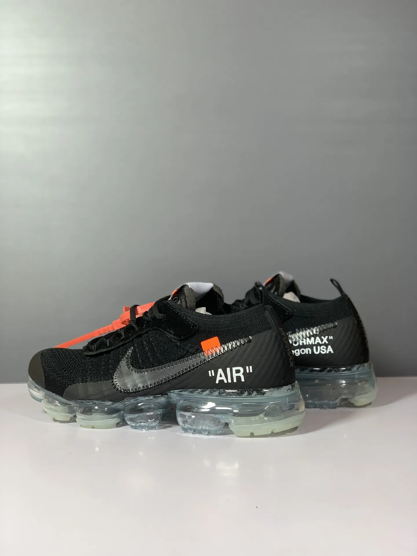 ComfortFit Off-White Nike VaporMax Black Blue Rep Shoes –  Replica Nikes 1372