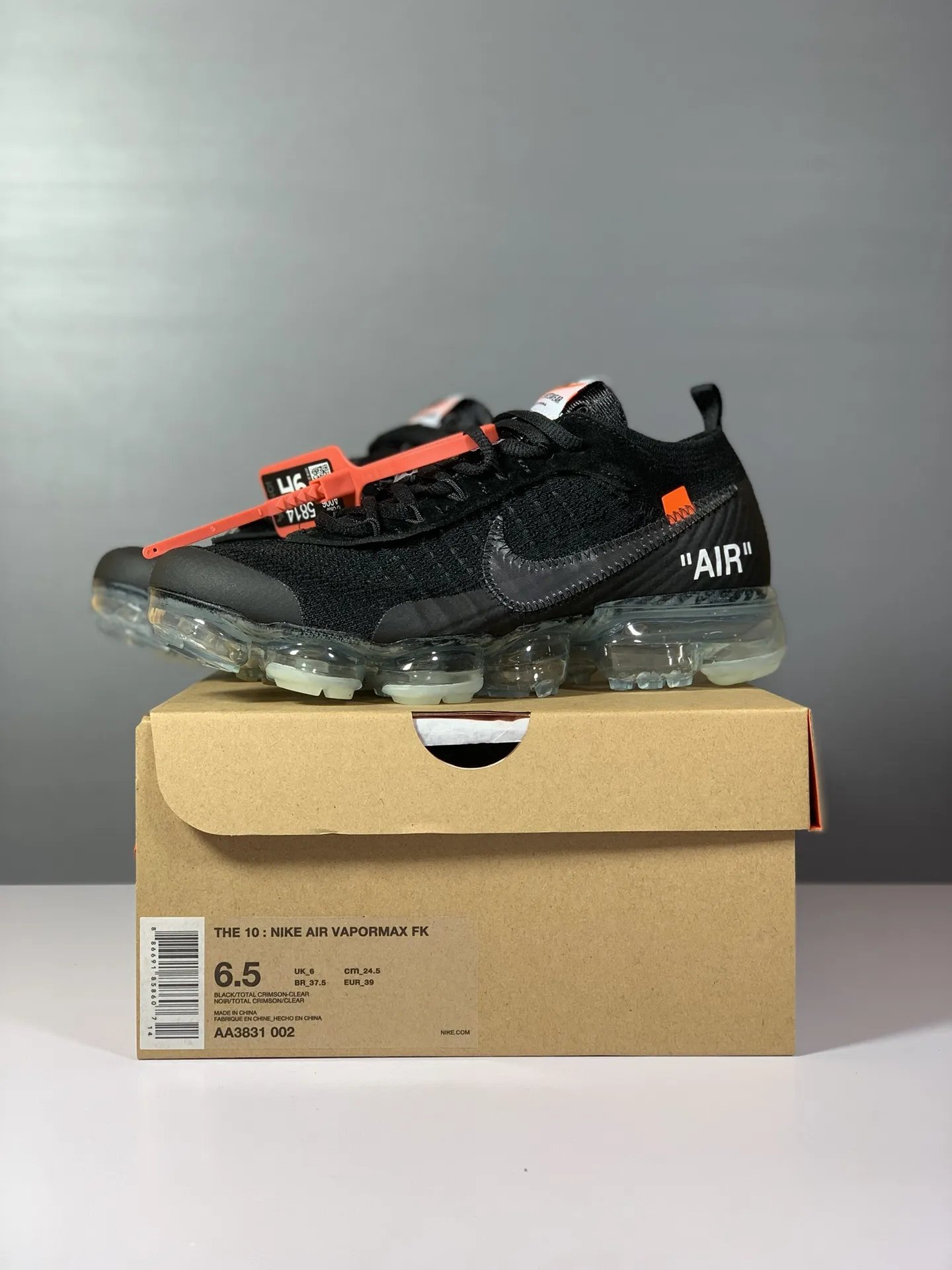 ComfortFit Off-White Nike VaporMax Black Blue Rep Shoes –  Replica Nikes 1372
